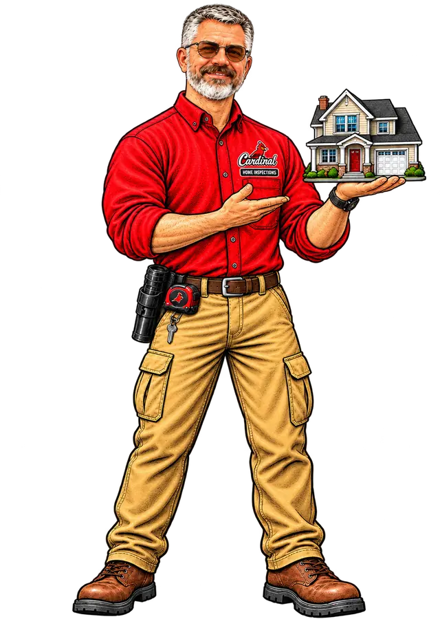 Illustration of Jeff Stalnaker holding a small model house
